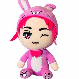 Juniper Creates Inquisitor Master Zack Sleepover Pink Bunny Plush Doll 10"